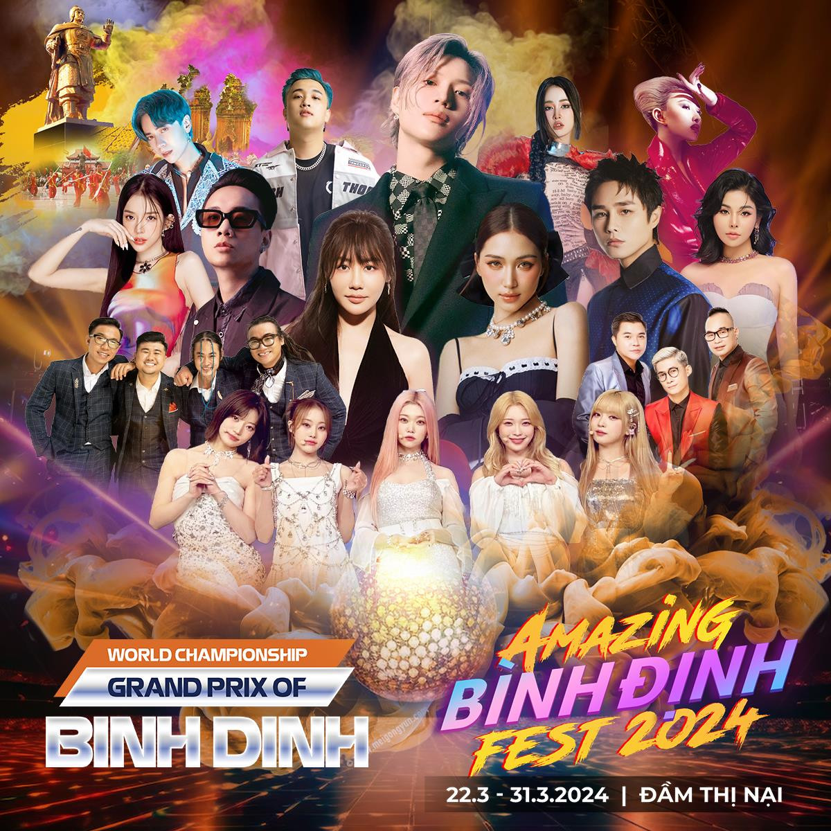 Chương trình có sự tham gia của dàn sao quốc tế và những nghệ sĩ đình đám làng nhạc Việt.