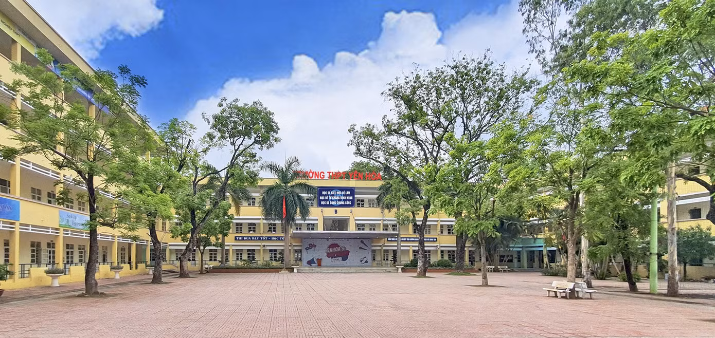 Trường THPT Yên Hòa có mức điểm đầu vào lớp 10 cao nhất Hà Nội năm 2024. Nguồn ảnh: Fanpage trường THPT Yên Hòa.