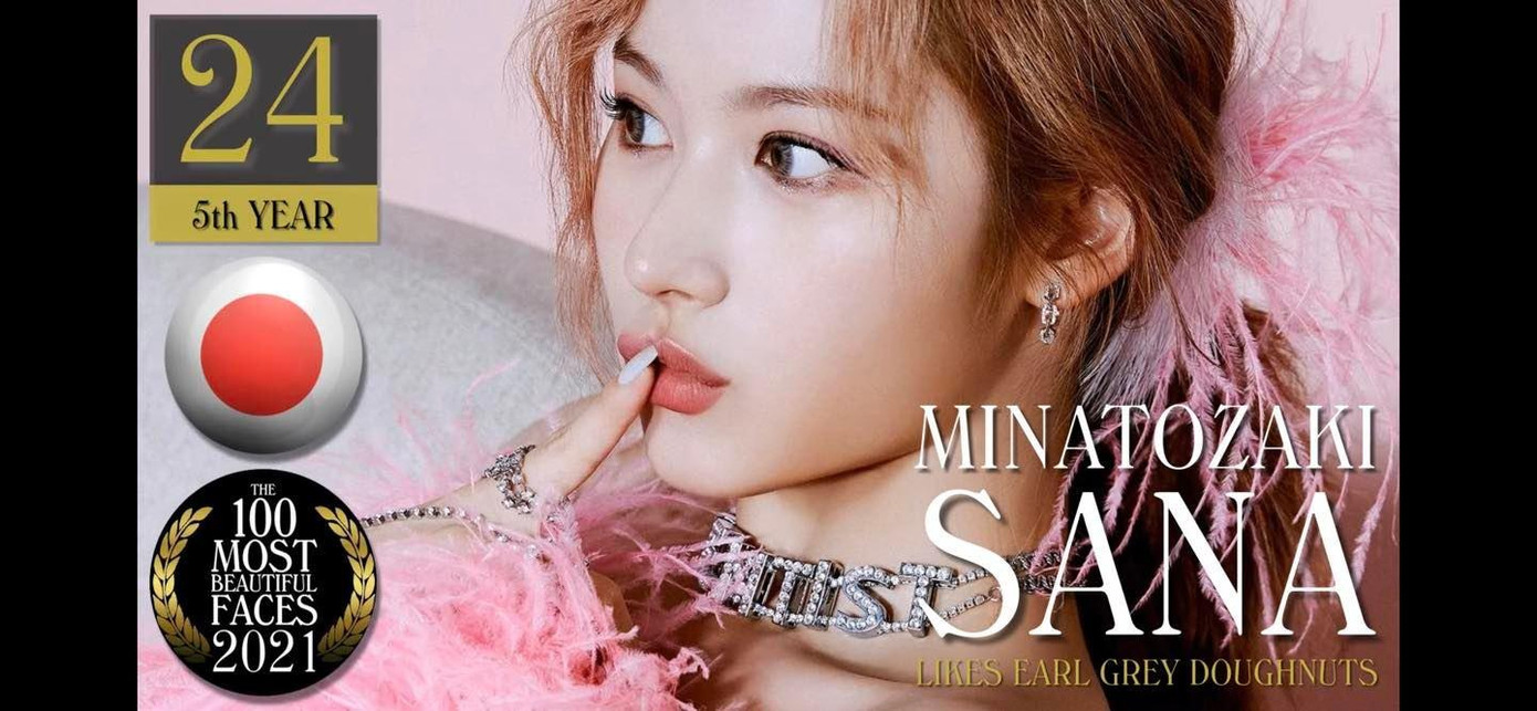 Không để em út đơn độc, 3 thành viên khác của TWICE cũng lọt Top 100. Ở vị trí 24 là Sana. Đây là lần thứ 5 cô nàng lọt vào bảng xếp hạng này. Không để em út đơn độc, 3 thành viên khác của TWICE cũng lọt Top 100. Ở vị trí 24 là Sana. Đây là lần thứ 5 cô nàng lọt vào bảng xếp hạng này.