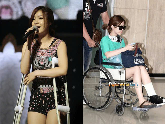 Dispatch tung bằng chứng Hwayoung đã giả vờ đau chân để trốn tránh luyện tập, tỏ ra đau đớn khi ngồi xe lăn để lấy được sự thương cảm.