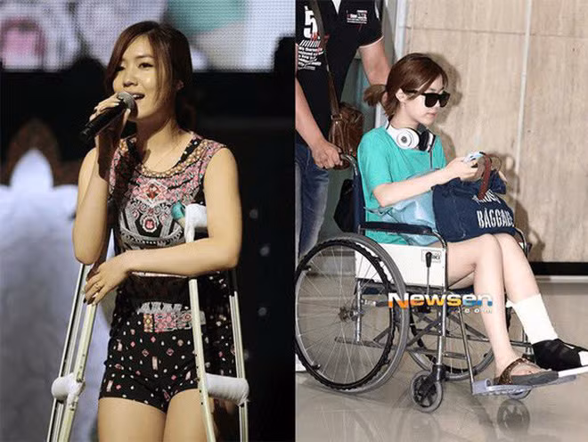 Dispatch tung bằng chứng Hwayoung đã giả vờ đau chân để trốn tránh luyện tập, tỏ ra đau đớn khi ngồi xe lăn để lấy được sự thương cảm.