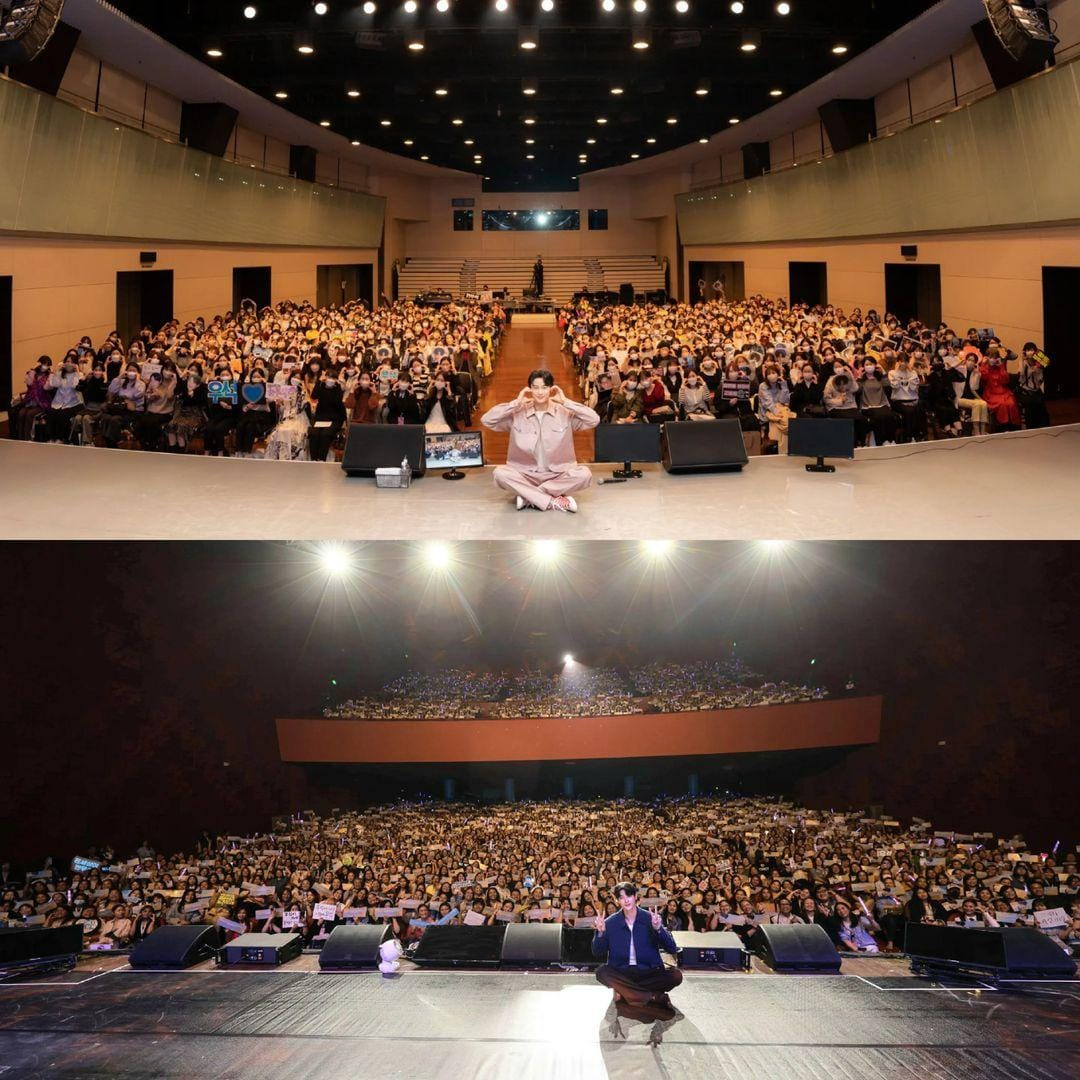 Chỉ sau một năm, fan meeting của Byeon Woo Seok đã thu hút lượng fan tăng đáng kể.