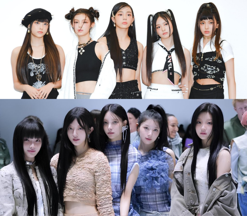 Có thể nhìn thấy rõ sự khác biệt về tạo hình của hai nhóm tại sự kiện liên quan tới thời trang đầu tiên sau khi debut Có thể nhìn thấy rõ sự khác biệt về tạo hình của hai nhóm tại sự kiện liên quan tới thời trang đầu tiên sau khi debut