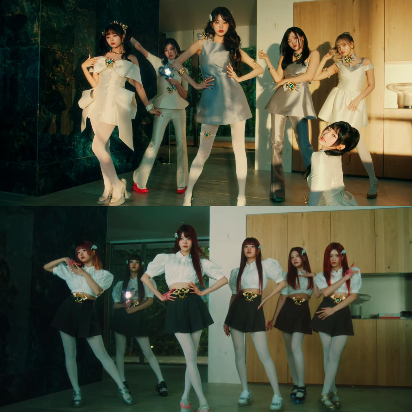 Những tạo hình lung linh sau khi "biến hình" của IVE. Những tạo hình lung linh sau khi "biến hình" của IVE.