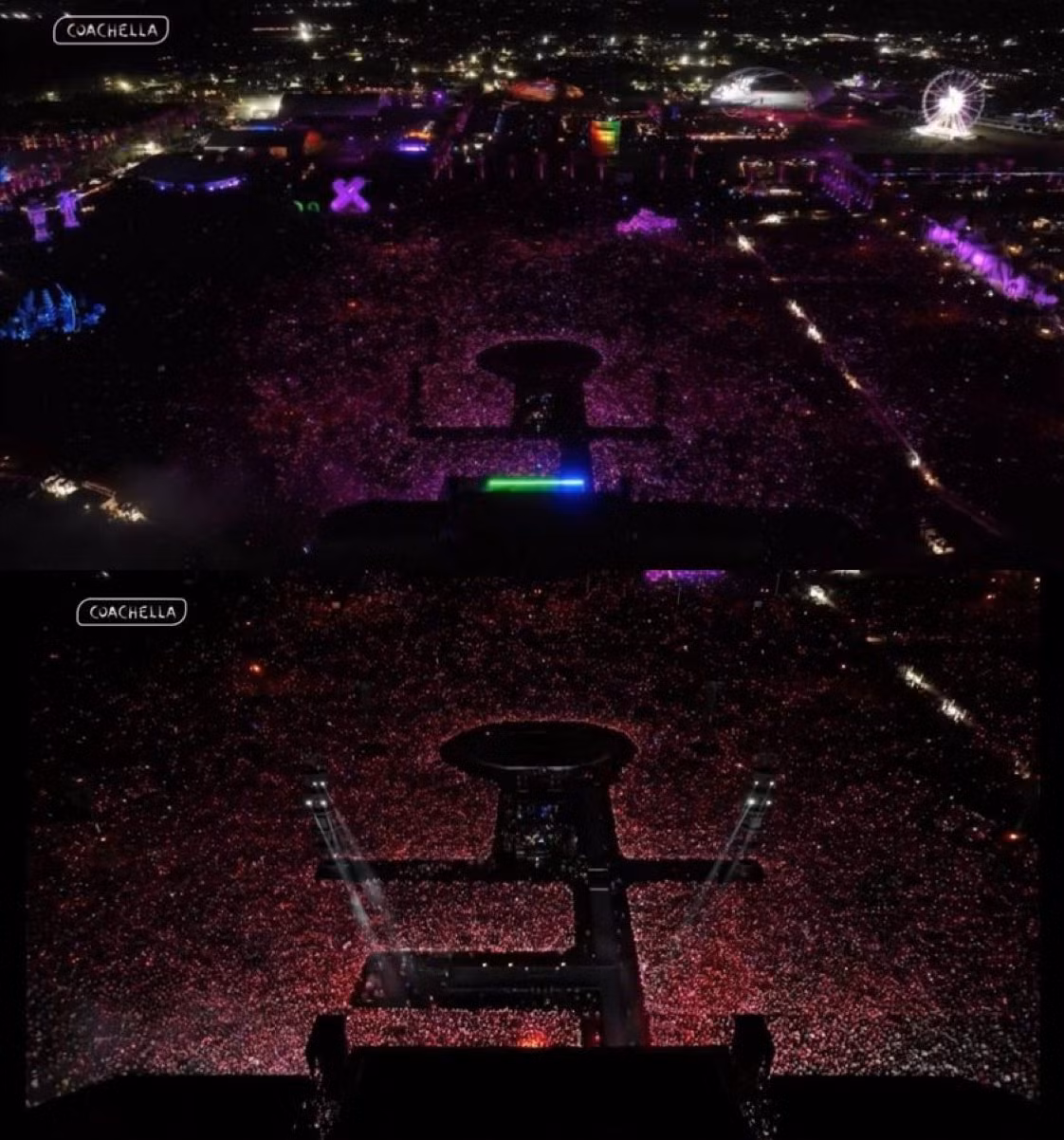 BLACKPINK đã tạo nên biển hồng tại Coachella 2023. Không chỉ là 1 set diễn tại lễ hội âm nhạc, đây là khung cảnh không kém một buổi siêu concert của BLACKPINK.