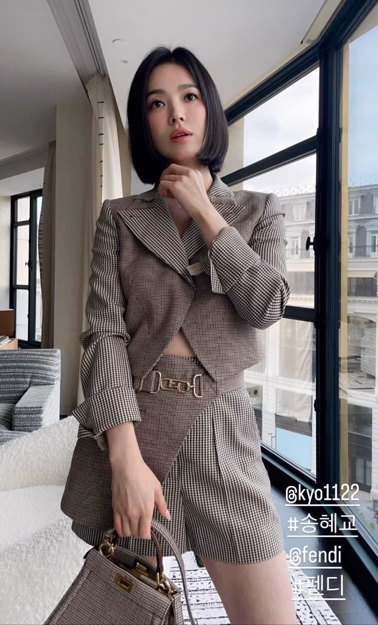 Diện mạo xinh đẹp, “chanh sả” của nữ diên viên đình đám xứ Hàn dù chỉ trang điểm nhẹ.