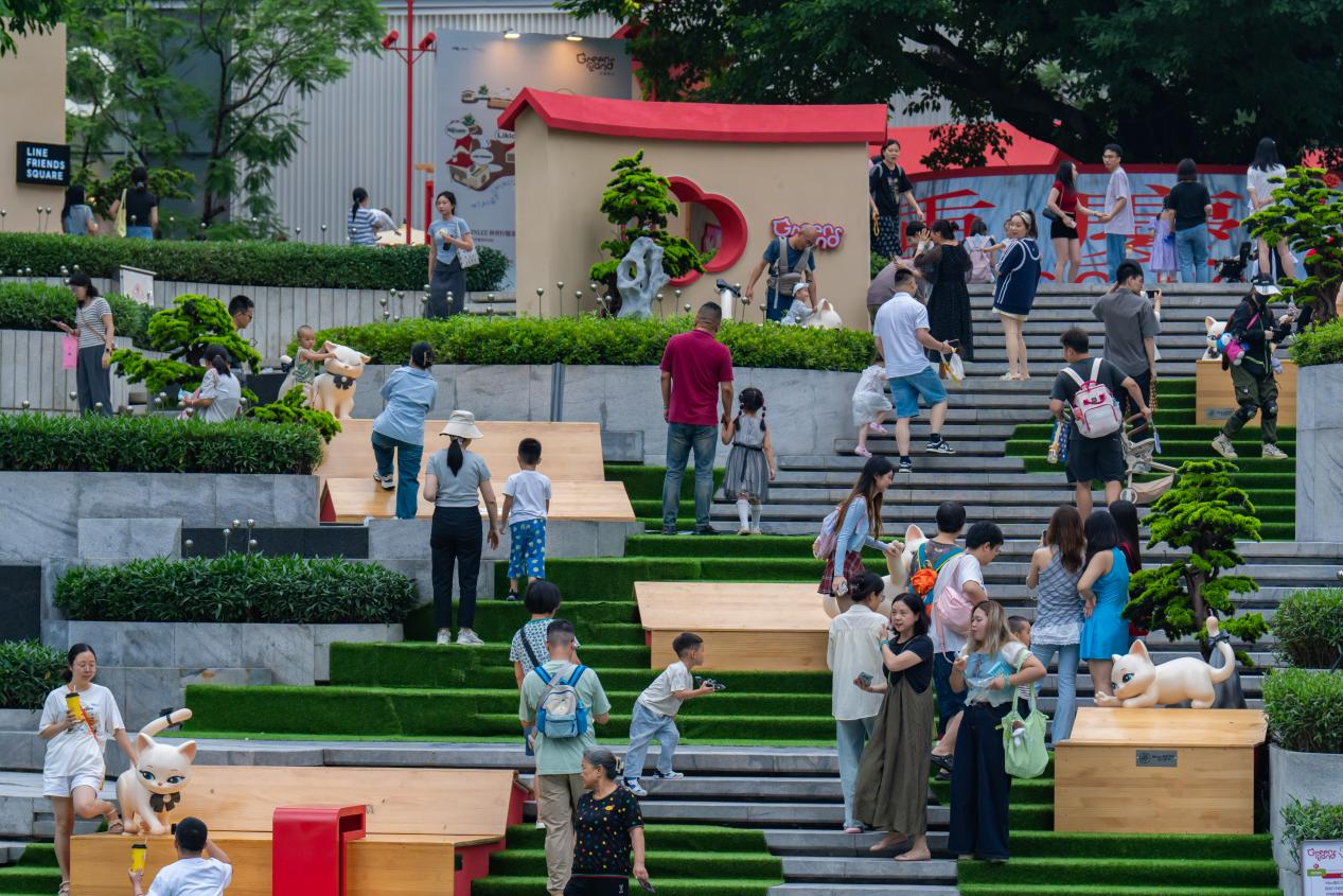 Đây là điểm check-in mới nổi tại Trùng Khánh. - Ảnh: CGTN Đây là điểm check-in mới nổi tại Trùng Khánh. - Ảnh: CGTN