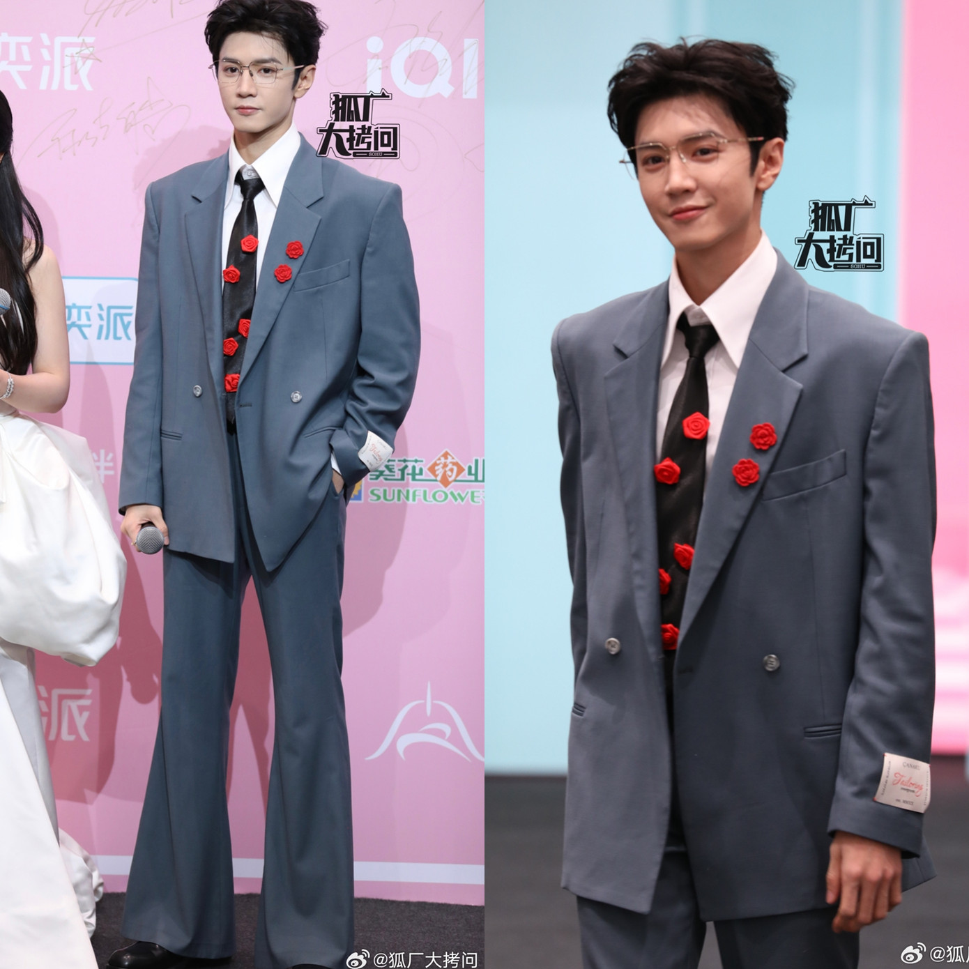 Diện mạo đầy "chất liệu bạn trai" của Trần Triết Viễn tại thảm đỏ.