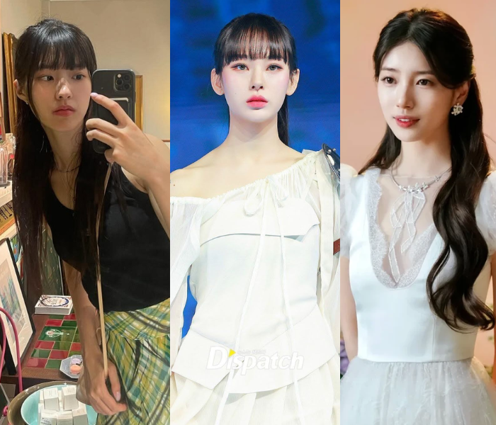 Ji Won (ngoài cùng bên trái) có nhiều nét tương đồng với Suzy, No:ze,... Ji Won (ngoài cùng bên trái) có nhiều nét tương đồng với Suzy, No:ze,...