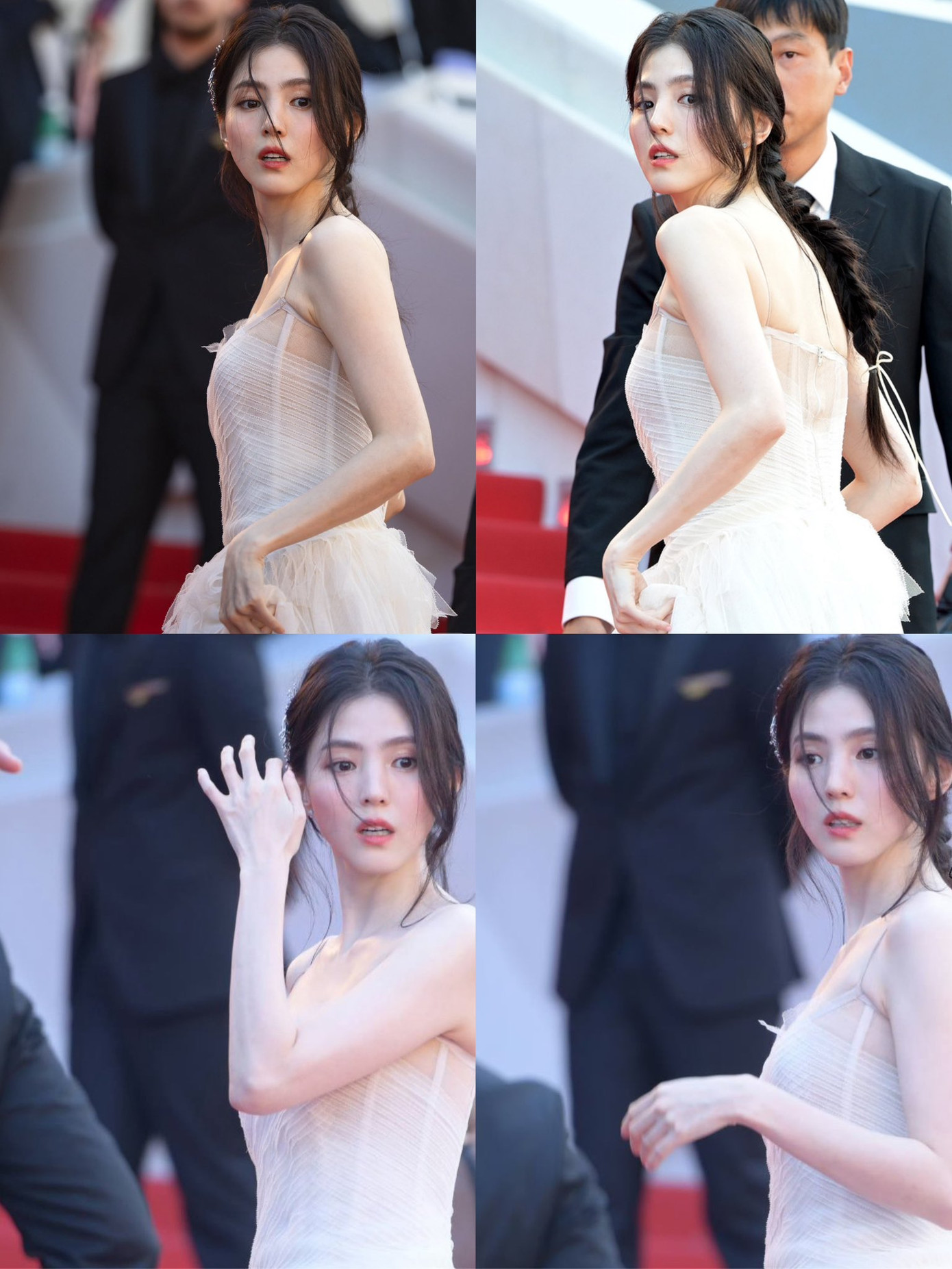 Loạt khoảnh khắc Han So Hee trên thảm đỏ Cannes nhanh chóng phủ sóng mạng xã hội.