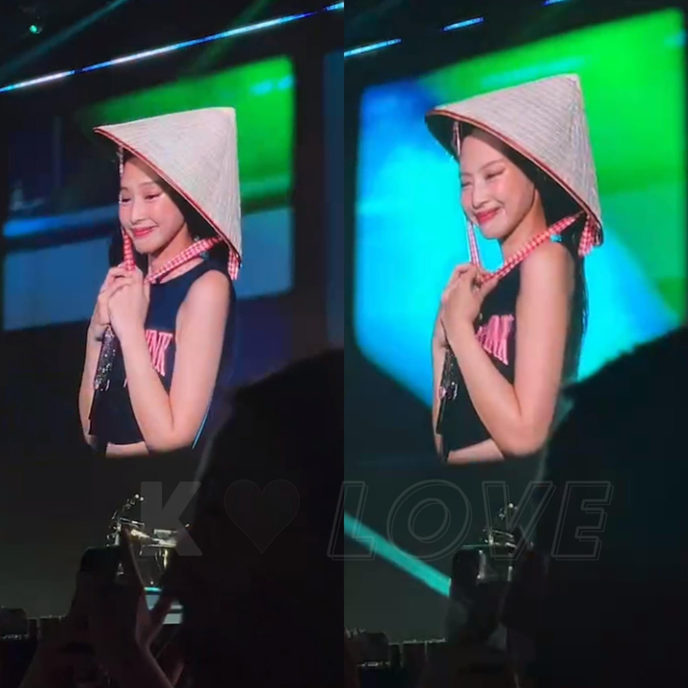 Jennie đúng chuẩn &quot;dâu Việt&quot; khi đội nón lá, visual tỏa sáng trong món đồ truyền thống của đất nước hình chữ S. - Ảnh: K-Love