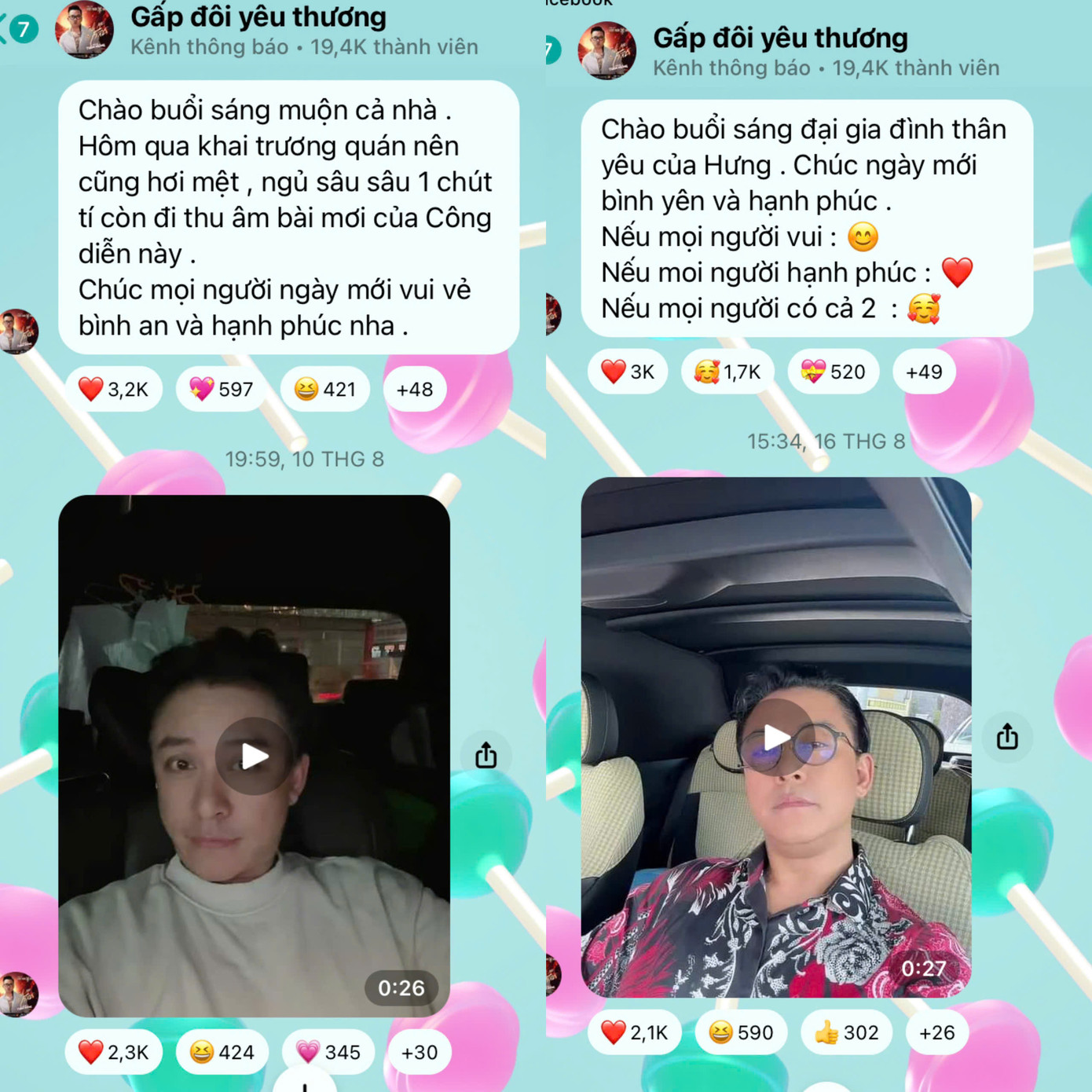 Các anh lớn khác như Tuấn Hưng, Thành Trung biến broadcast là nơi chia sẻ những câu chuyện truyền cảm hứng. Các anh lớn khác như Tuấn Hưng, Thành Trung biến broadcast là nơi chia sẻ những câu chuyện truyền cảm hứng.