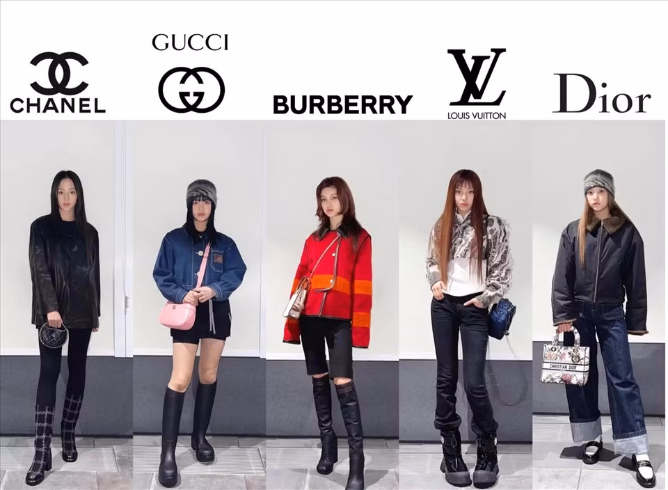 Các thành viên của NewJeans nhanh chóng trở thành đại sứ thương hiệu của nhiều nhà mốt lớn đều do HYBE giúp đỡ.