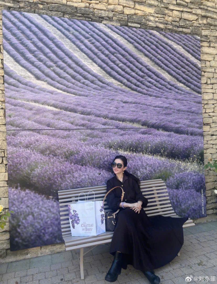 Những hình ảnh đời thường của ngôi sao sinh năm 1987 được cô đăng tải trên trang Weibo.