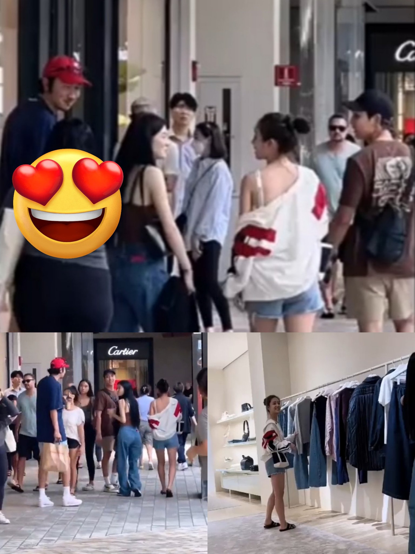 Trước đó, cộng đồng mạng cũng lan truyền bức ảnh Hyeri đi du lịch Hawaii cùng hai cặp đôi khác là Park Shin Hye - Choi Tae Joon và Lee Kwang Soo - Lee Sun Bin. Sự lẻ bóng của cô khiến netizen xót xa khi không hề có sự xuất hiện của Ryu Jun Yeol tại thời điểm 2 người vẫn hẹn hò.