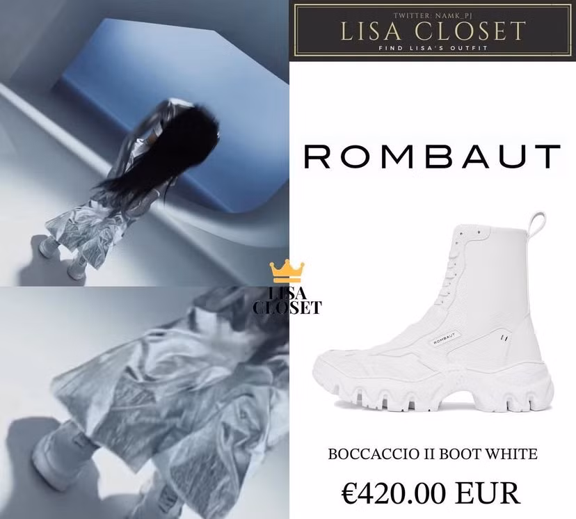 Đôi giày có giá hơn 11 triệu đồng từ Rombaut giúp Lisa dễ dàng thực hiện vũ đạo.