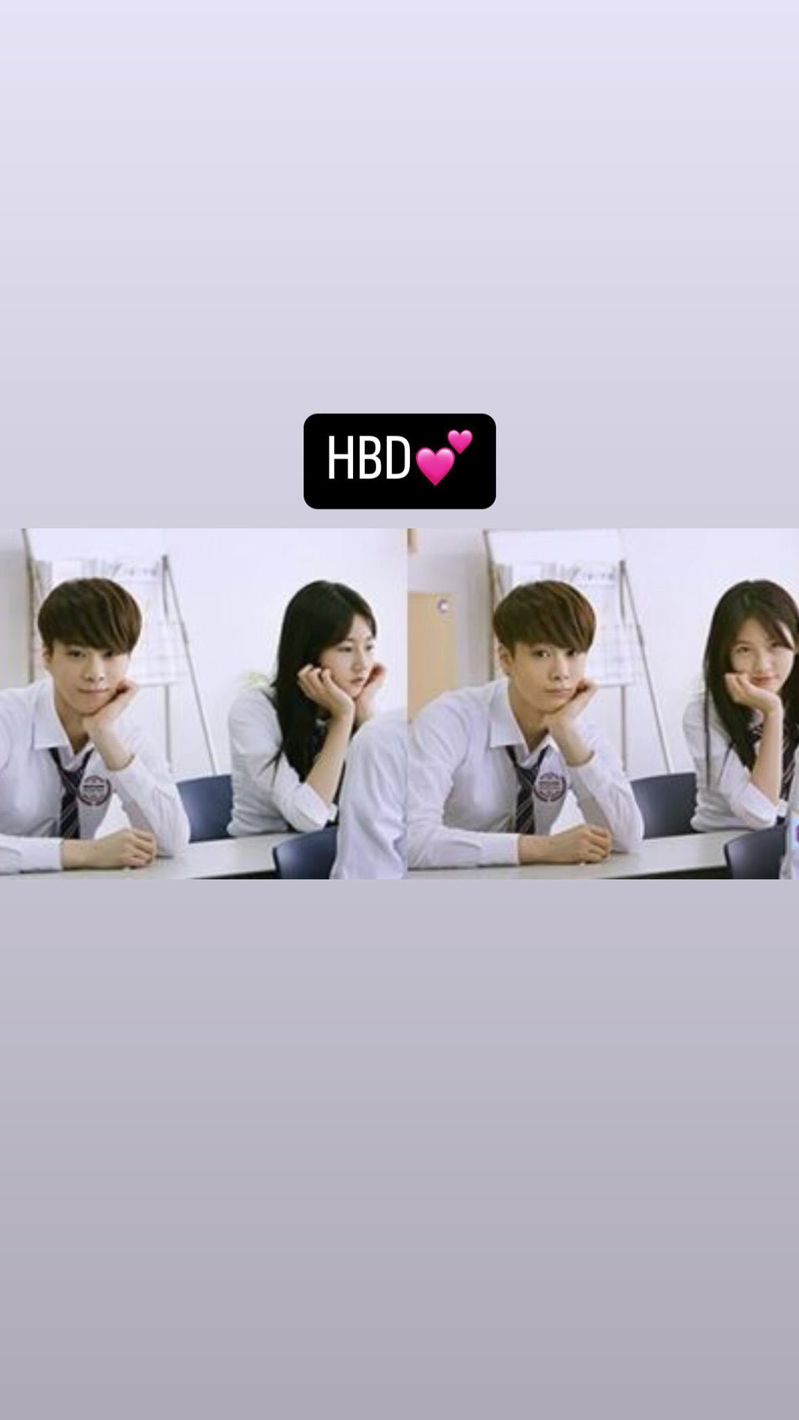 Bài đăng chúc mừng sinh nhật Moon Bin của Kim Sae Ron trong phần tin Story Instagram.