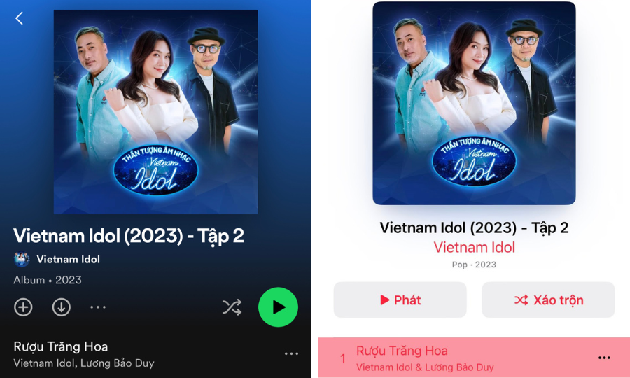 Ca khúc được cho là đạo nhái Seventeen được đăng tải lên Spotify và Apple Music. Ca khúc được cho là đạo nhái Seventeen được đăng tải lên Spotify và Apple Music.
