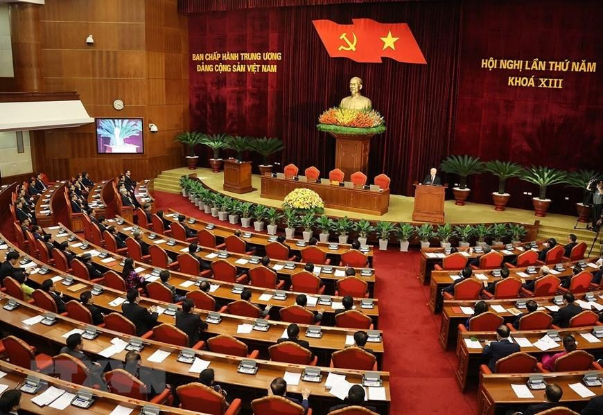 Quang cảnh bế mạc hội nghị. (Ảnh: Trí Dũng/TTXVN) Quang cảnh bế mạc hội nghị. (Ảnh: Trí Dũng/TTXVN)