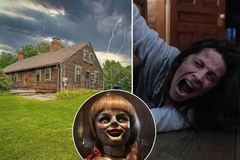 Nữ diễn viên Lili Taylor (trái) trong một cảnh phim "The Conjuring" (Ảnh: New York Post).