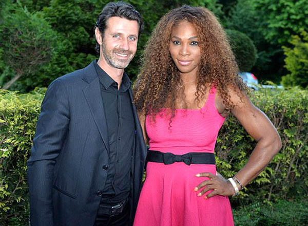 Serena Williams và Mouratoglou đang rất hạnh phúc bên nhau