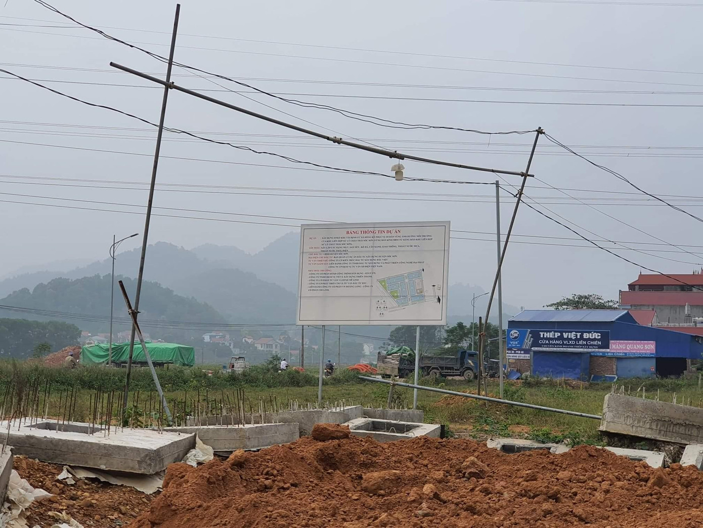 Khu tái định cư cho người dân bị ảnh hưởng bởi bãi rác. Ảnh: Trần Hoàng