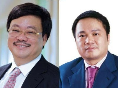 Ông Nguyễn Đăng Quang và Hồ Hùng Anh 