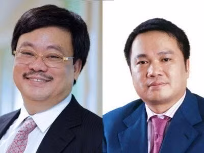 Ông Nguyễn Đăng Quang và Hồ Hùng Anh 