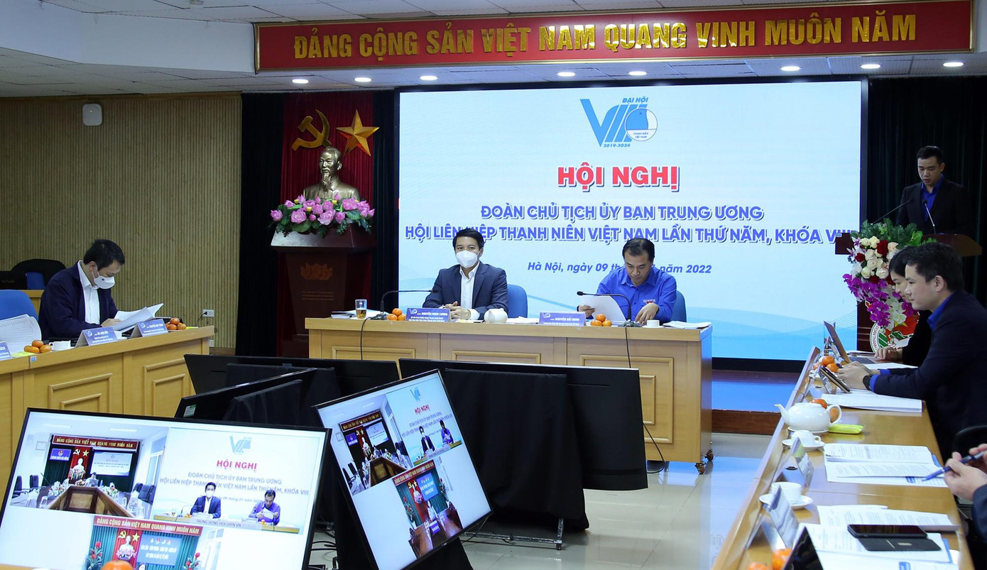 Hội nghị diễn ra theo hình thức trực tiếp kết hợp trực tuyến. Ảnh: Lâm Đăng Hải Hội nghị diễn ra theo hình thức trực tiếp kết hợp trực tuyến. Ảnh: Lâm Đăng Hải