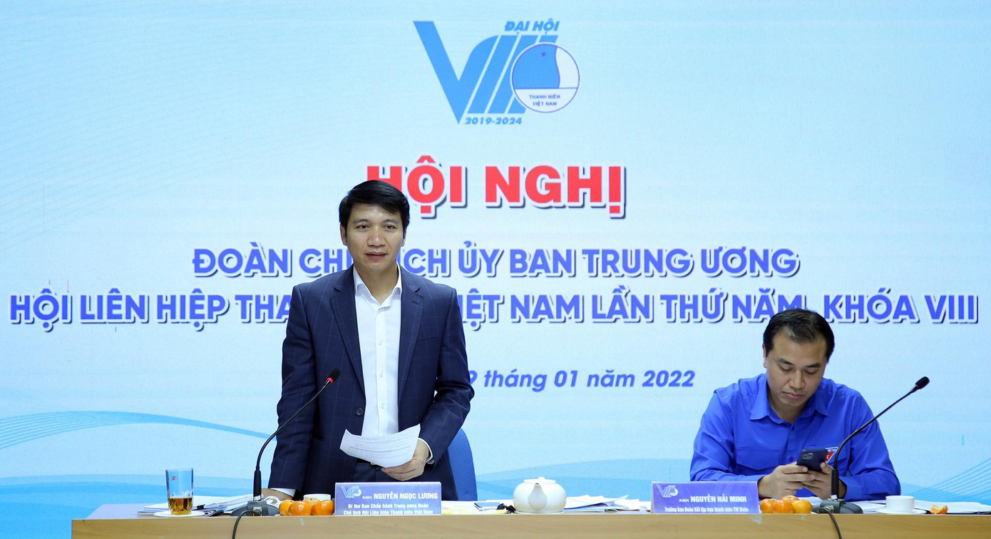 Anh Nguyễn Ngọc Lương phát biểu tại Hội nghị. Ảnh: Lâm Đăng Hải Anh Nguyễn Ngọc Lương phát biểu tại Hội nghị. Ảnh: Lâm Đăng Hải