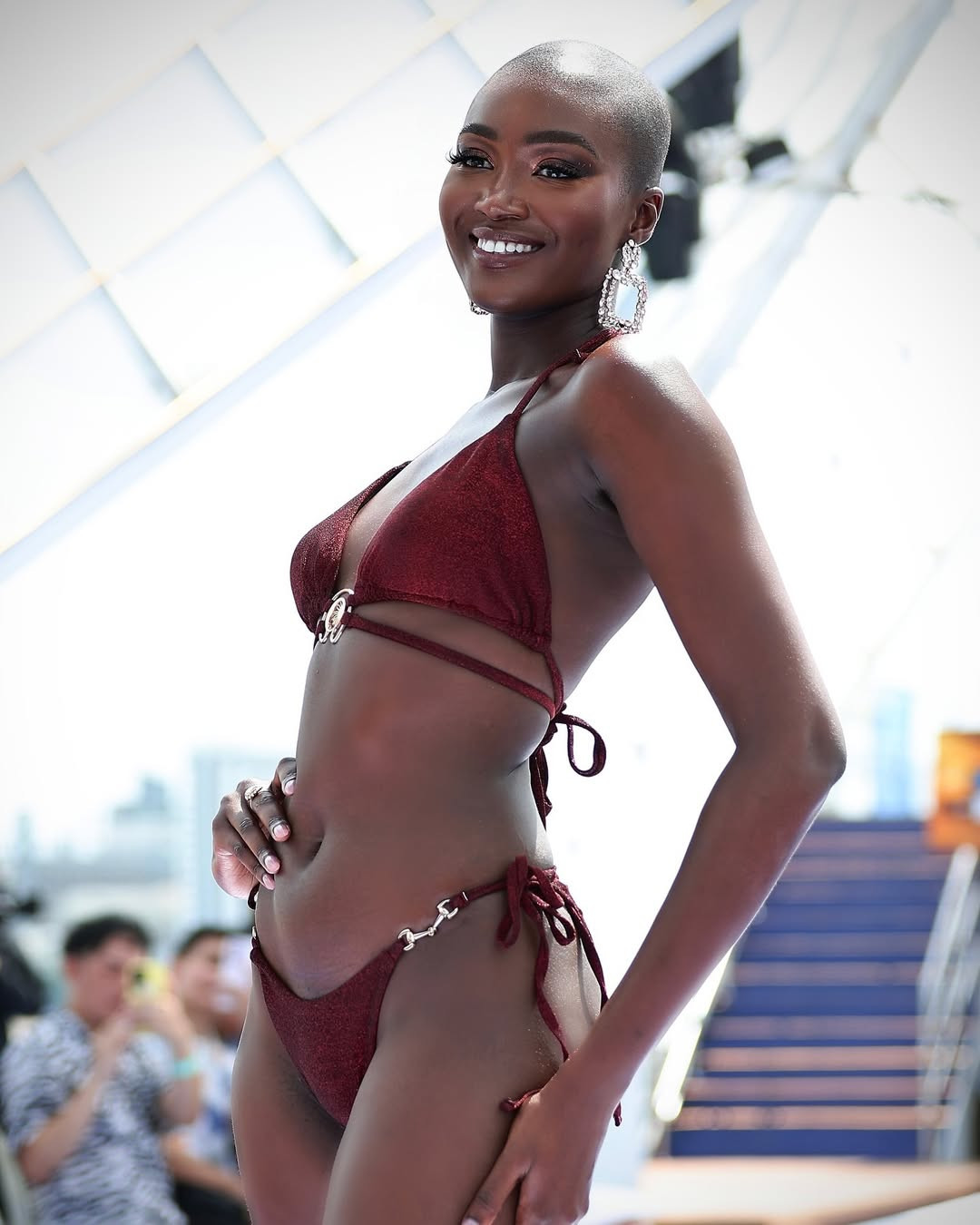 Á hậu 3 Hoa hậu Hòa bình Quốc tế 2024 Safiétou Kabengele.