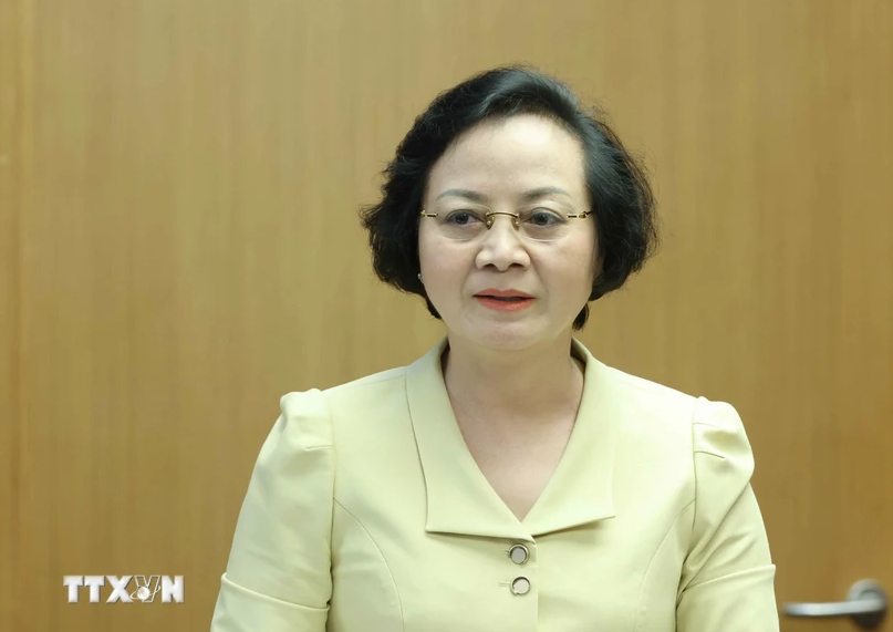 Bộ trưởng Nội vụ Phạm Thị Thanh Trà. Ảnh: Phương Hoa/TTXVN. Bộ trưởng Nội vụ Phạm Thị Thanh Trà. Ảnh: Phương Hoa/TTXVN.