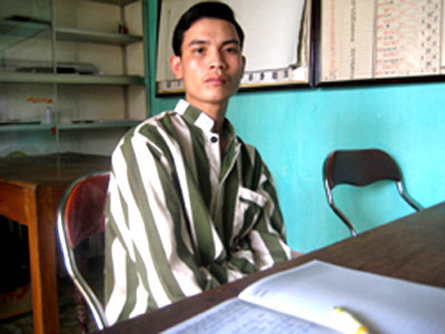 Phạm Như Nghị đang thụ án tại trại giam, ảnh ĐS&PL. Phạm Như Nghị đang thụ án tại trại giam, ảnh ĐS&PL