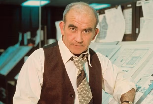 Chân dung nam diễn viên Ed Asner - người gắn liền với vai diễn nổi tiếng Lou Grant. (Ảnh: Internet)