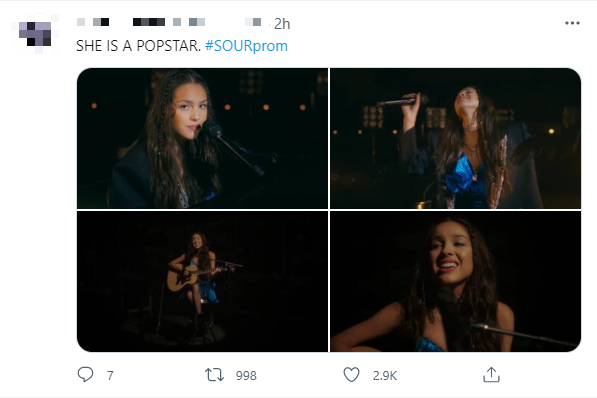 "Cô ấy là một ngôi sao nhạc Pop".