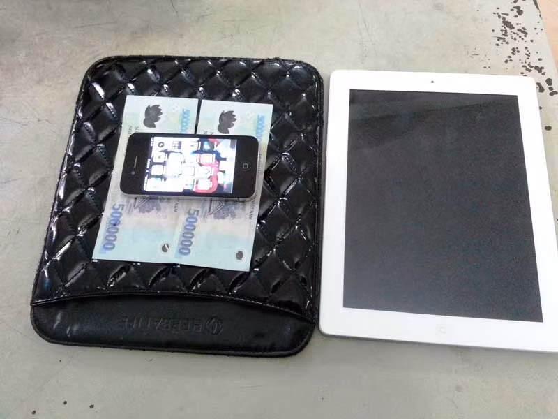 Tang vật vụ cướp. Tang vật vụ cướp