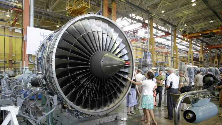Một động cơ máy bay trong nhà máy Motor Sich. Ảnh: Sputnik Một động cơ máy bay trong nhà máy Motor Sich. Ảnh: Sputnik
