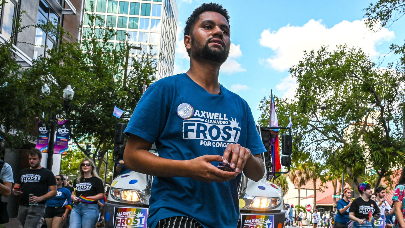 Maxwell Frost. Ảnh: New York Times