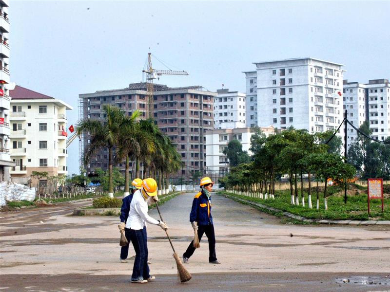 Dù đã tăng giá gần gấp đôi, chung cư tại KĐT Việt Hưng vẫn cháy hàng. Ảnh: Phạm Yên