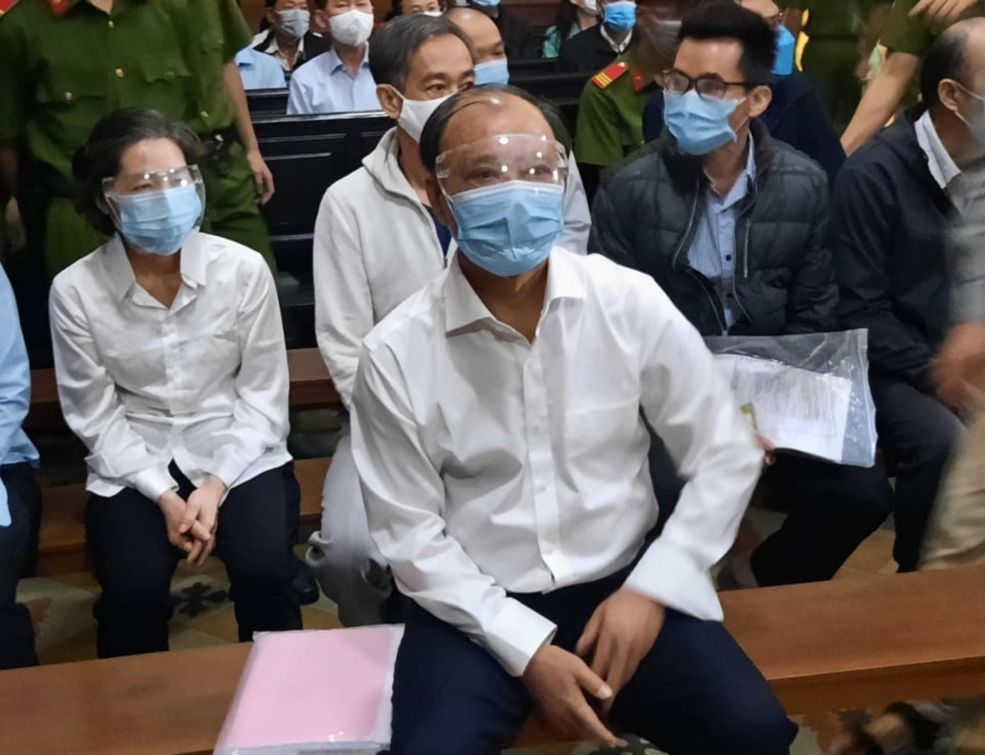 Bị cáo Lê Tấn Hùng tại phiên tòa.