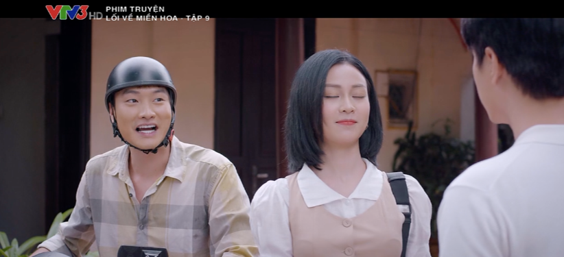 Lợi chở Phương về nhà Nghĩa.