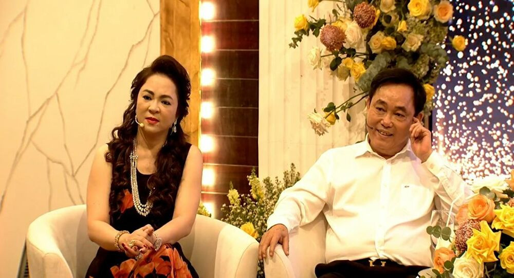 Bà Phương Hằng và ông Huỳnh Uy Dũng.