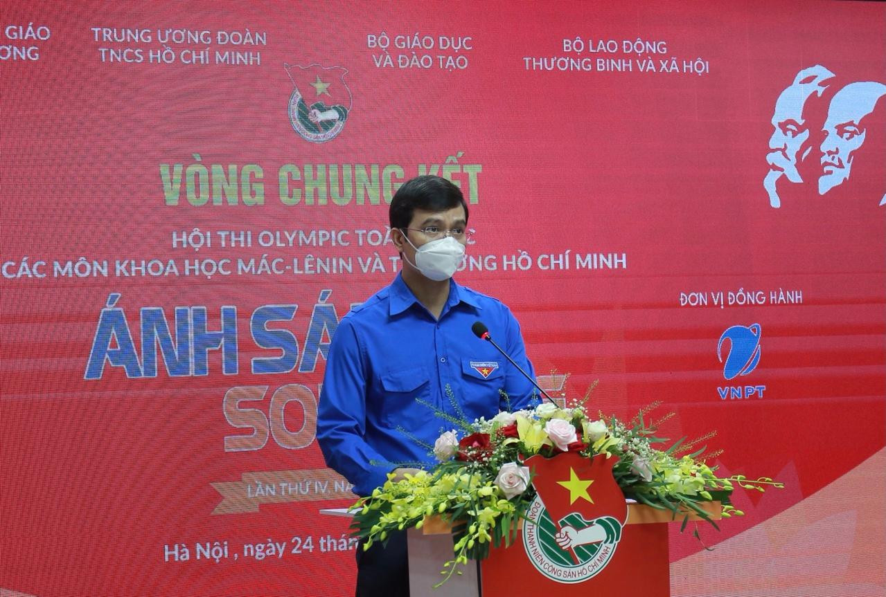 Bí thư thường trực T.Ư Đoàn Bùi Quang Huy phát biểu tại Hội thi Bí thư thường trực T.Ư Đoàn Bùi Quang Huy phát biểu tại Hội thi