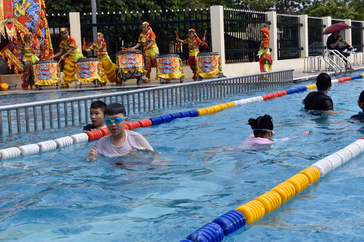 Khánh thành bể bơi phòng chống đuối nước cho thanh thiếu nhi