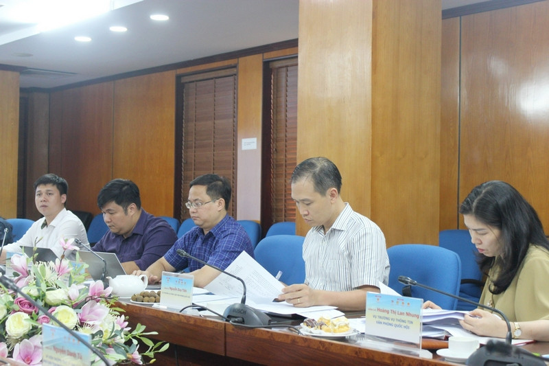 Các đại biểu tham gia buổi làm việc