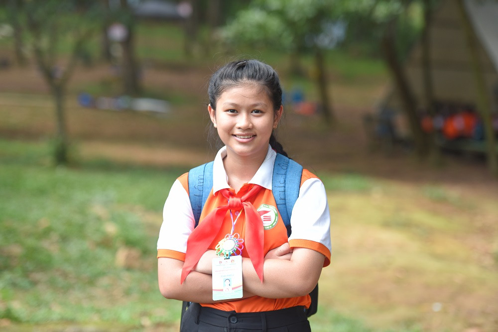 Em Nguyễn Nhật Trúc Lâm. Ảnh: Lưu Trinh