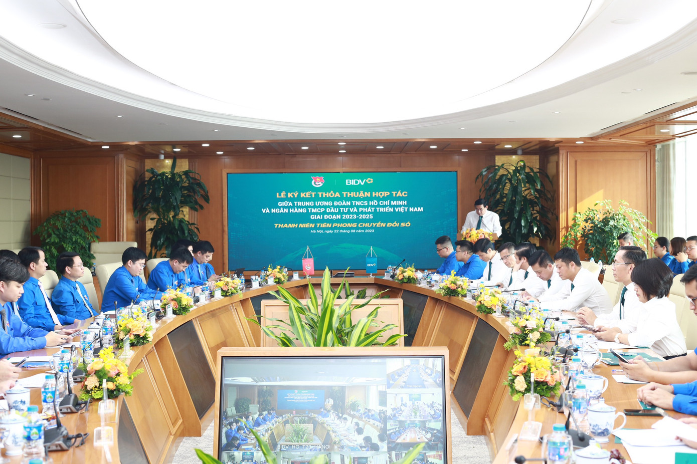 Quang cảnh lễ ký kết. Ảnh: Bảo Anh