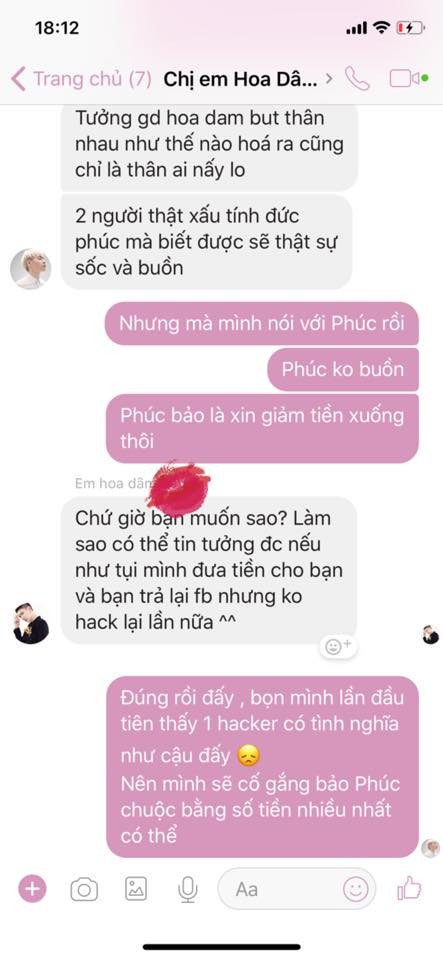 Hoà Minzy và Erik ‘lầy’ khi hacker đòi tiền chuộc Facebook Đức Phúc ảnh 4