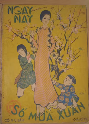 Bìa báo Ngày Nay số Xuân năm 1937. Bìa báo Ngày Nay số Xuân năm 1937