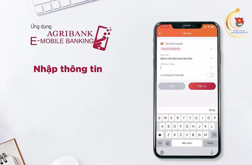 Ừng dụng Agribank E-Mobile Banking